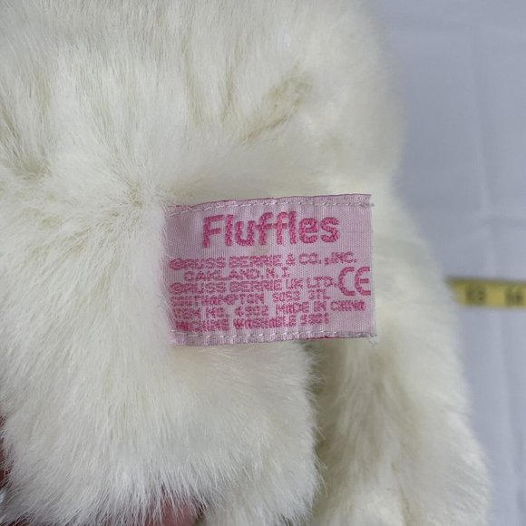 Russ Berries Fluffles Lamb Sheep Soft Bean Bag 12" Stuffed Animal Plush Cream - Picture 7 of 8